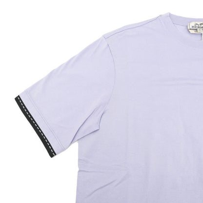 Hermes T-Shirt Purple M Cotton Cleaned