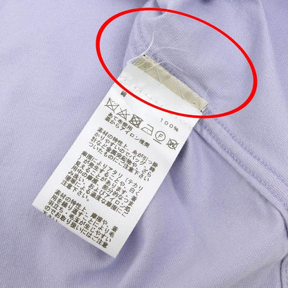 Hermes T-Shirt Purple M Cotton Cleaned
