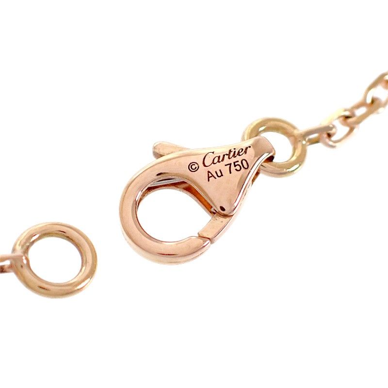 Cartier Trinity Necklace Pendant 18k Yellow Gold 18k Pink 18k White Diamond