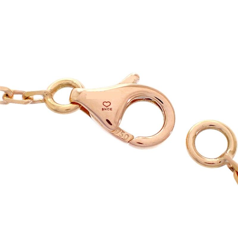 Cartier Trinity Necklace Pendant 18k Yellow Gold 18k Pink 18k White Diamond