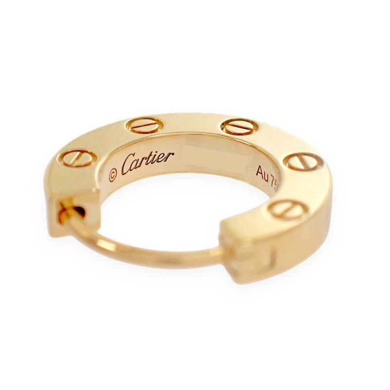 Cartier Love Single on Line Limited Earrings 18k Yellow Gold
