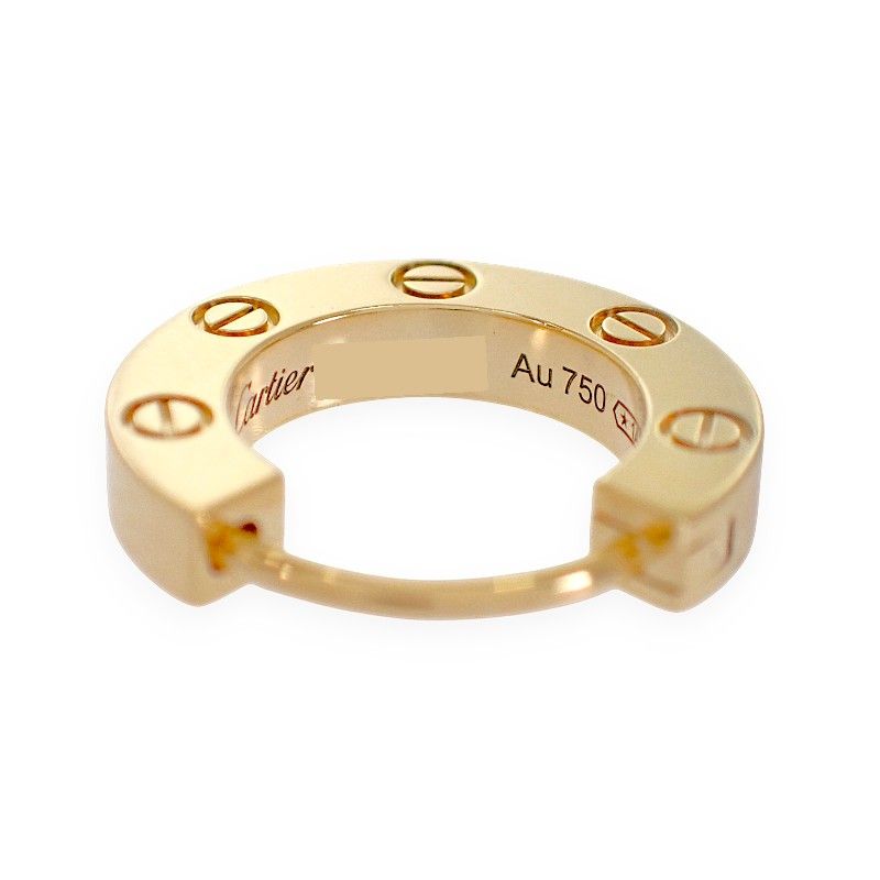 Cartier Love Single on Line Limited Earrings 18k Yellow Gold