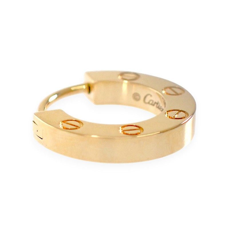 Cartier Love Single on Line Limited Earrings 18k Yellow Gold