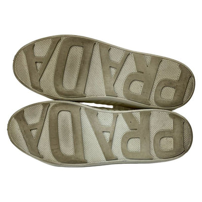 Prada Sneakers 35 Ivory Quilted Leather
