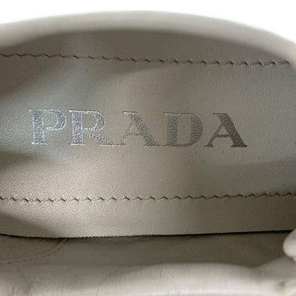 Prada Sneakers 35 Ivory Quilted Leather