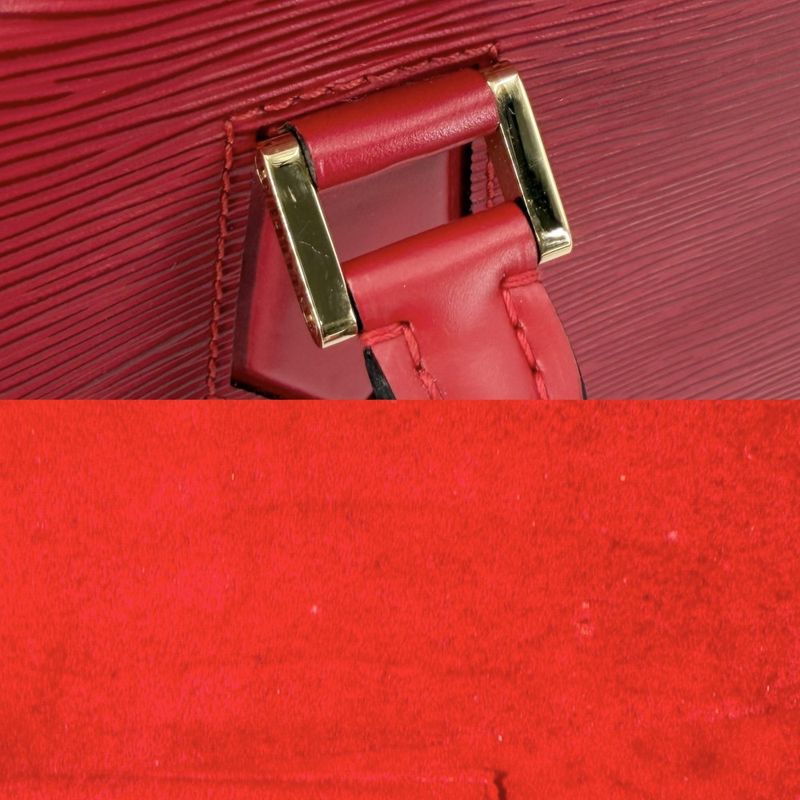 Louis Vuitton Handbag Epi Jasmine Castilian Red Gold
