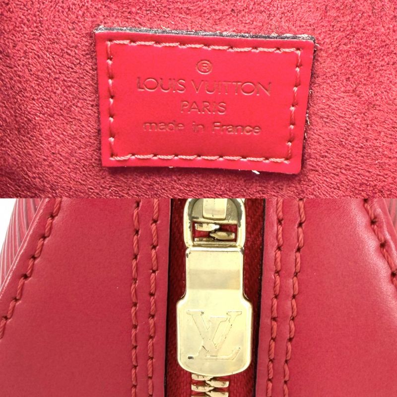 Louis Vuitton Handbag Epi Jasmine Castilian Red Gold