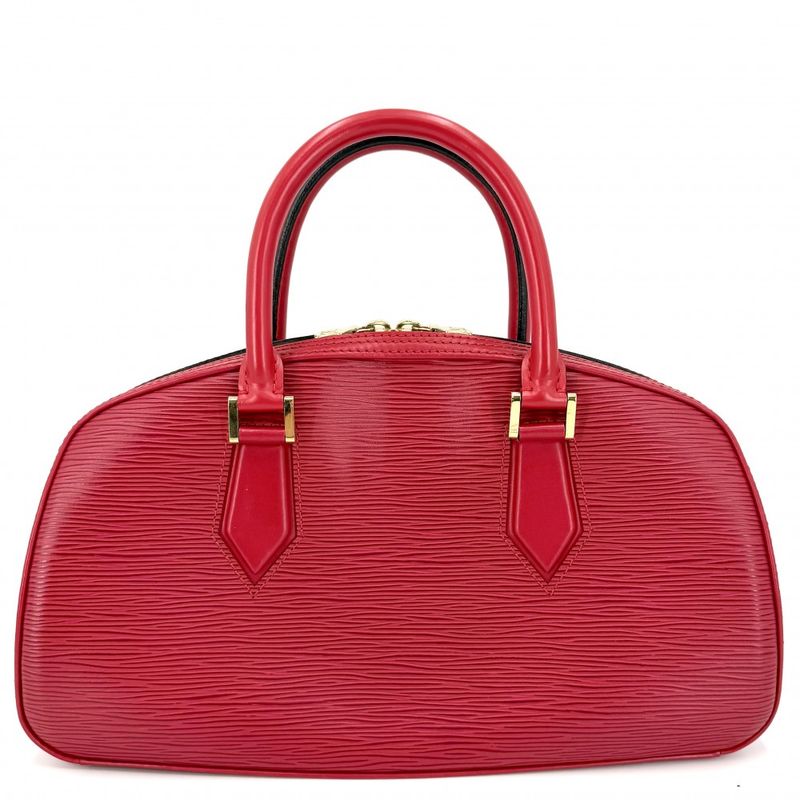 Louis Vuitton Handbag Epi Jasmine Castilian Red Gold