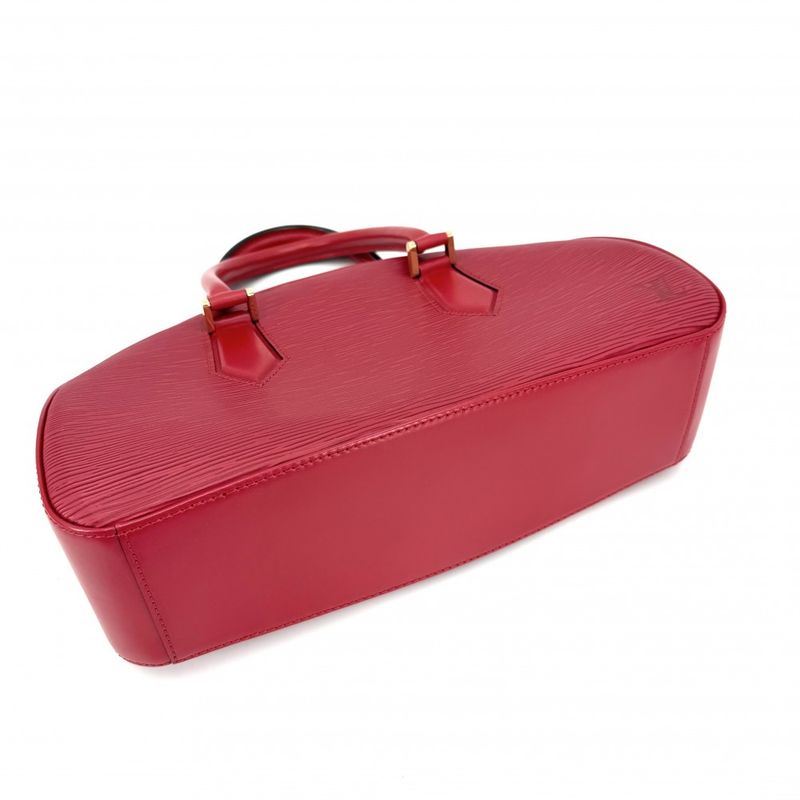 Louis Vuitton Handbag Epi Jasmine Castilian Red Gold