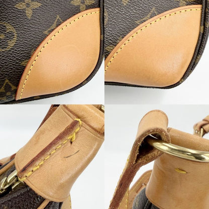 Louis Vuitton Shoulder Bag Monogram Boulogne 30 Brown Gold