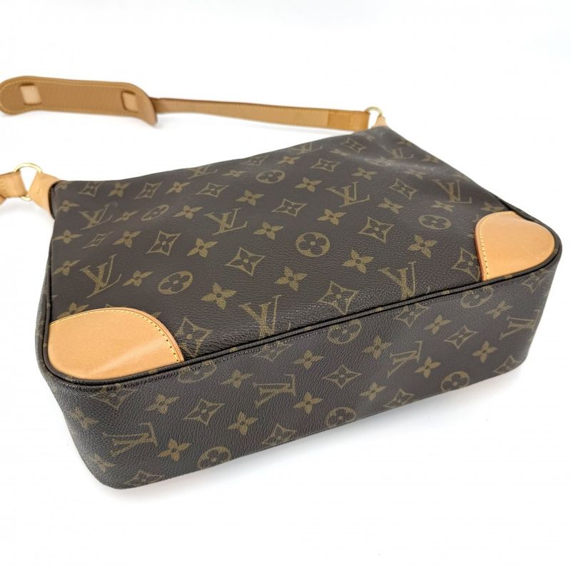 Louis Vuitton Shoulder Bag Monogram Boulogne 30 Brown Gold