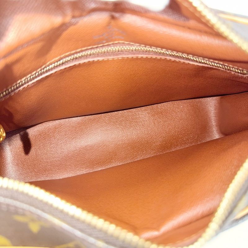 Louis Vuitton Shoulder Bag Monogram Boulogne 30 Brown Gold