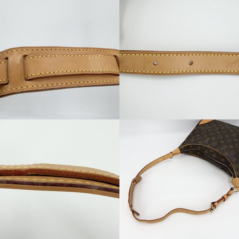Louis Vuitton Shoulder Bag Monogram Boulogne 30 Brown Gold