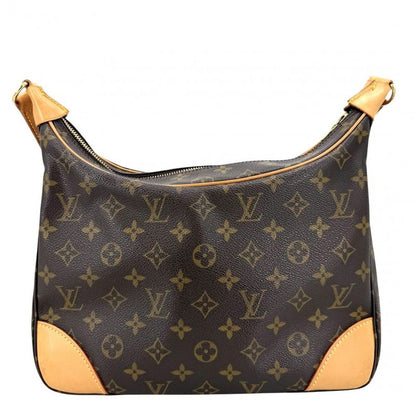 Louis Vuitton Shoulder Bag Monogram Boulogne 30 Brown Gold