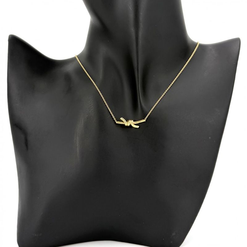 Tiffany & Co Necklace Knot Adjustable Star 18k YG 18k Yellow Gold