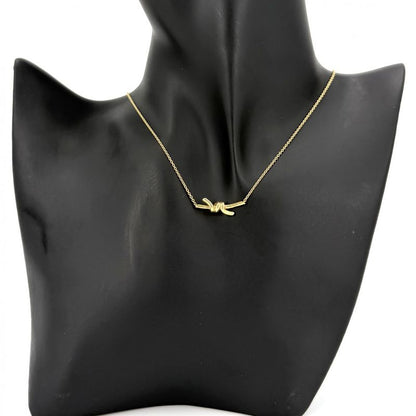 Tiffany & Co Necklace Knot Adjustable Star 18k YG 18k Yellow Gold