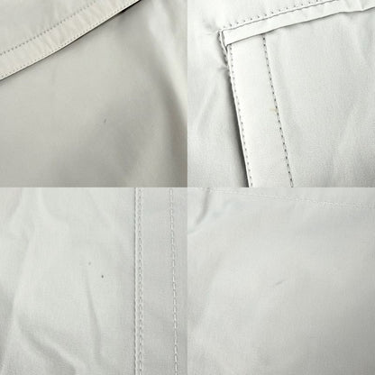 Hermes Long Coat 50 Beige Nylon Polyurethane Spring Autumn