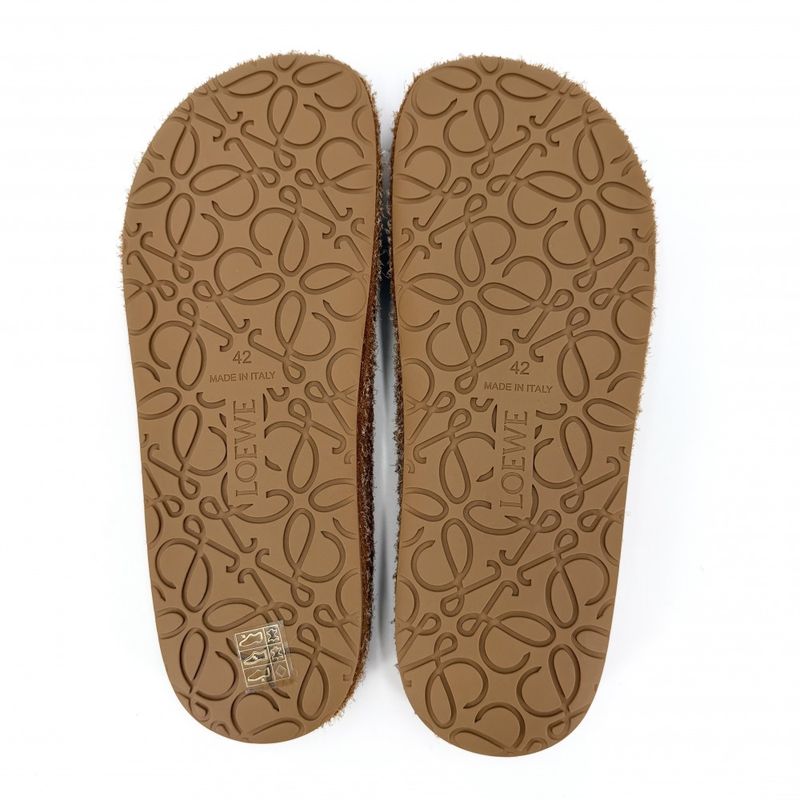 Loewe Sandals Flat 42 27 cm Brown Spring Summer