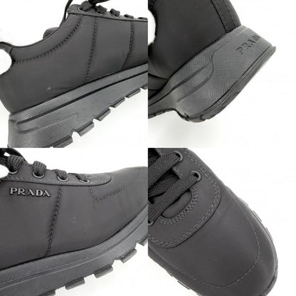 Prada Sneakers Logo Shoes 26 cm 7 Sizes Nylon Black