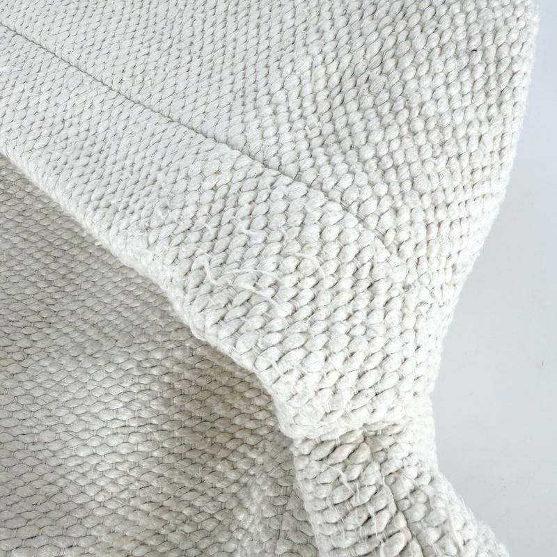 Chanel Collarless Jacket 42 Ivory Silk
