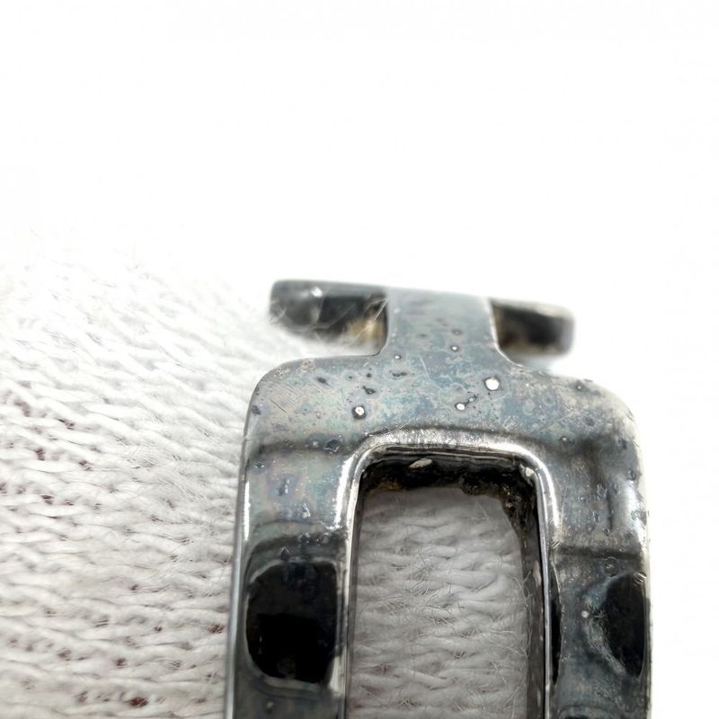 Hermes Ring Motif Ation, peeling of plating