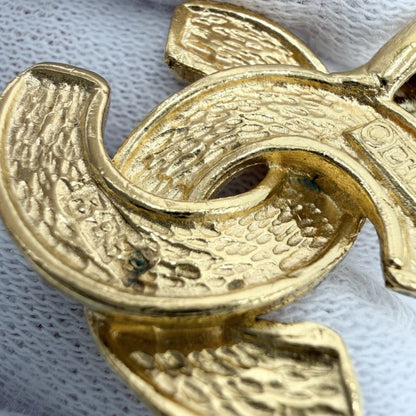 Chanel Necklace Quilted CC Logo Gold Plated