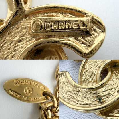 Chanel Necklace Quilted CC Logo Gold Plated