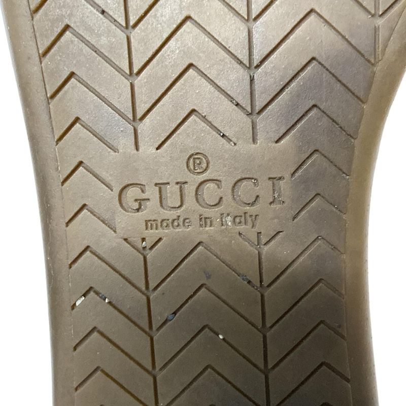 Gucci Sneakers 36.5 White Light Gray Jacket Trainer Leather