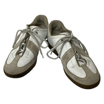 Gucci Sneakers 36.5 White Light Gray Jacket Trainer Leather