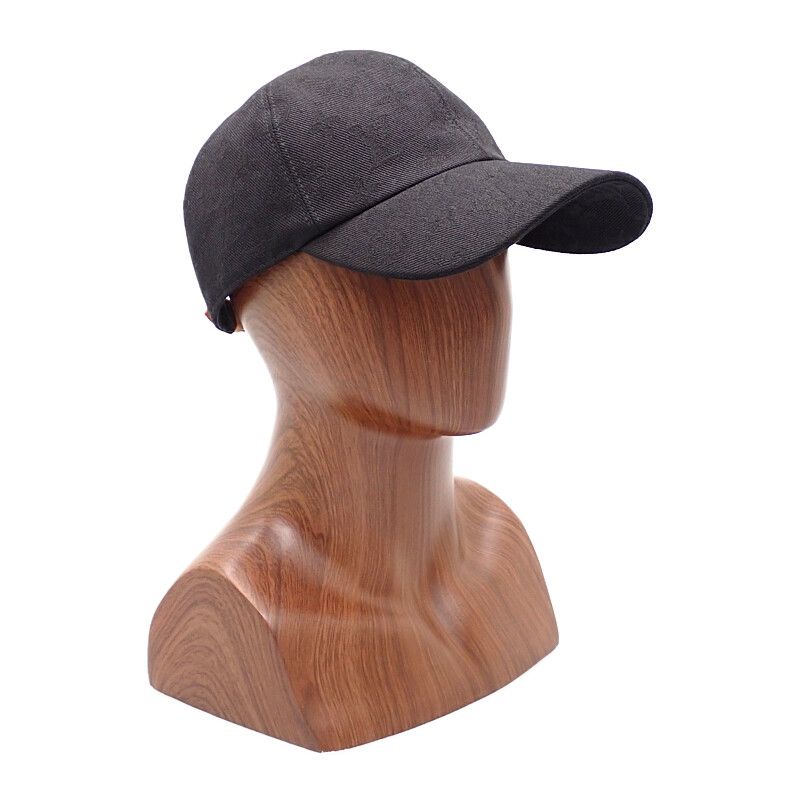 Louis Vuitton Monogram Essential Cap S Hat Cotton Black