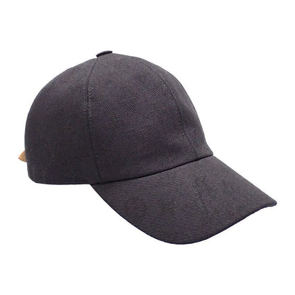 Louis Vuitton Monogram Essential Cap S Hat Cotton Black