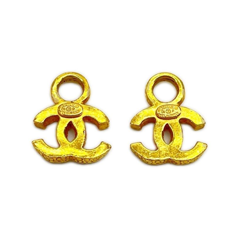 Chanel CC Logo Pen Top Set of 2 Gold