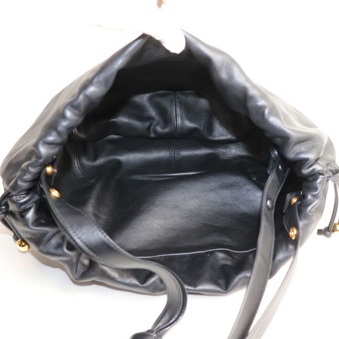 Bottega Veneta the Valve Shoulder Bag Black