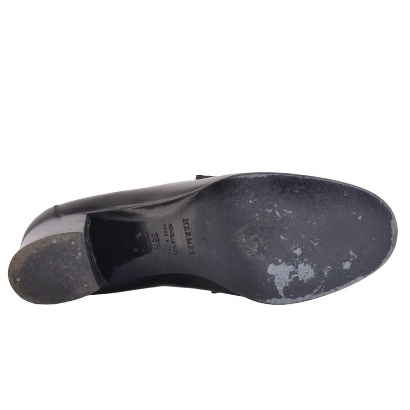 Hermes Loafers Moccasins Hlogo Constance Leather