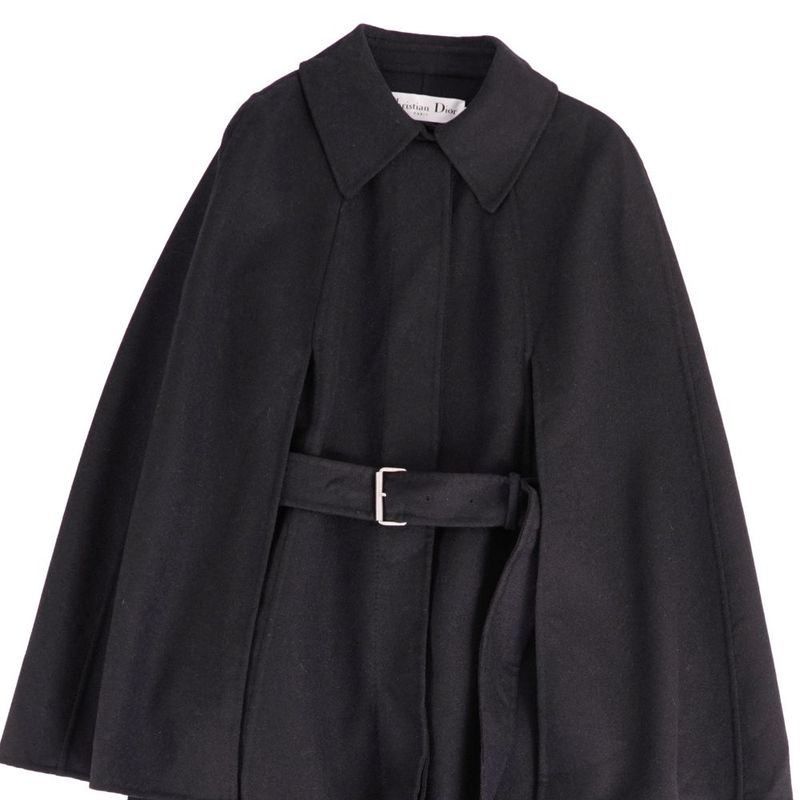 Dior Coat Poncho Capes & Ponchos Black