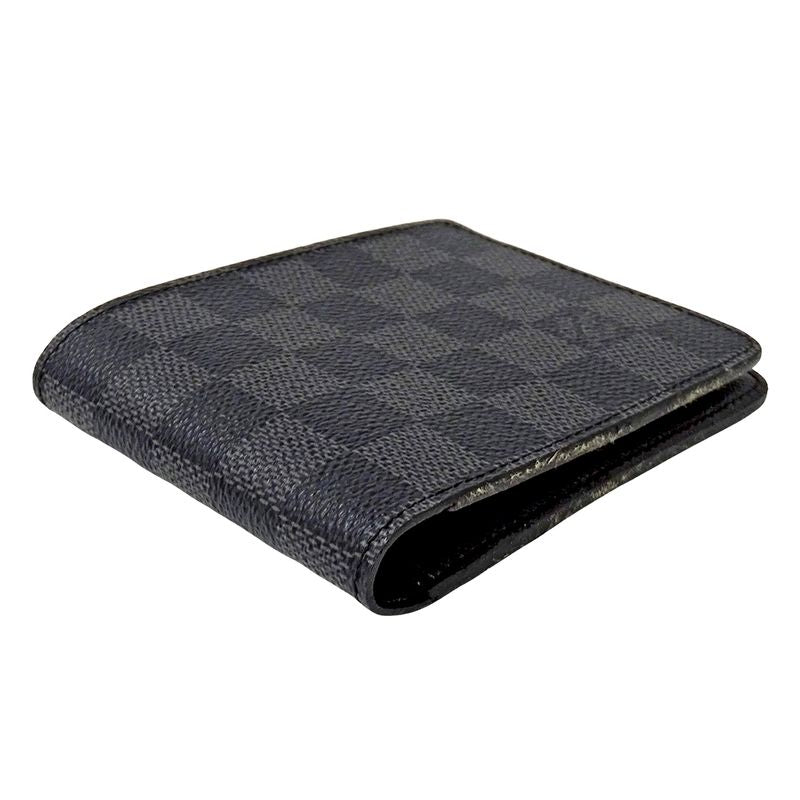 Louis Vuitton Wallet Damier Graphite Bifold Portefeuille Multiple Card Case