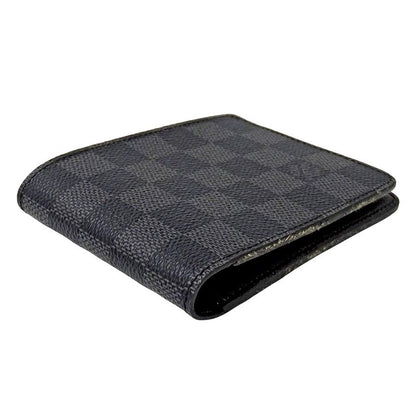 Louis Vuitton Wallet Damier Graphite Bifold Portefeuille Multiple Card Case