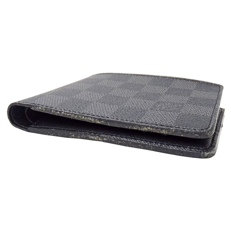Louis Vuitton Wallet Damier Graphite Bifold Portefeuille Multiple Card Case