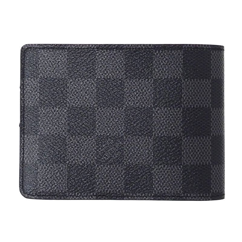 Louis Vuitton Wallet Damier Graphite Bifold Portefeuille Multiple Card Case