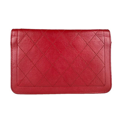 Chanel Chain Wallet Red