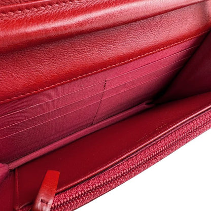 Chanel Chain Wallet Red