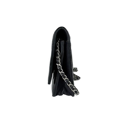 Chanel Chain Wallet Silver