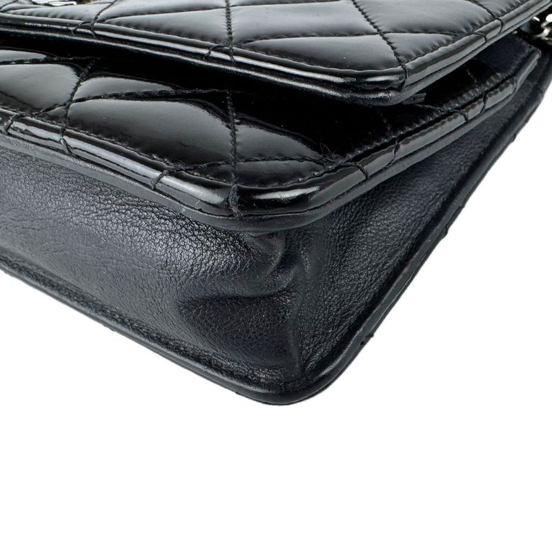 Chanel Chain Wallet Silver