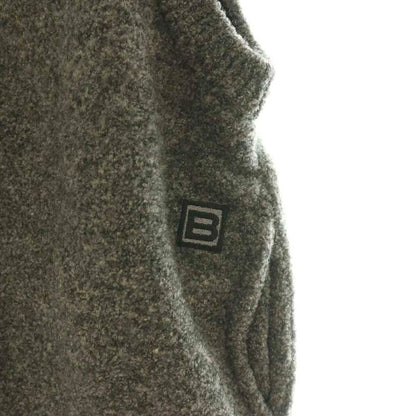 Balenciaga Half Zip Up Vest Wool Logo M Gray SS