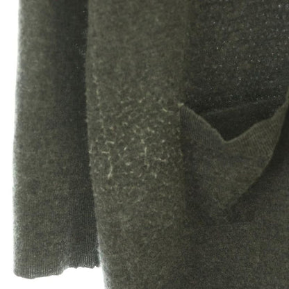 Dolce & Gabbana Cardigan Silk Cashmere Gray V-neck Pocket AZ