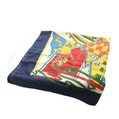 Gucci Large Scarf Shawl Logo All Over Pattern Multicolor