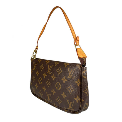 Louis Vuitton Pochette Accessoires Handbag Monogram Canvas Brown — view 2