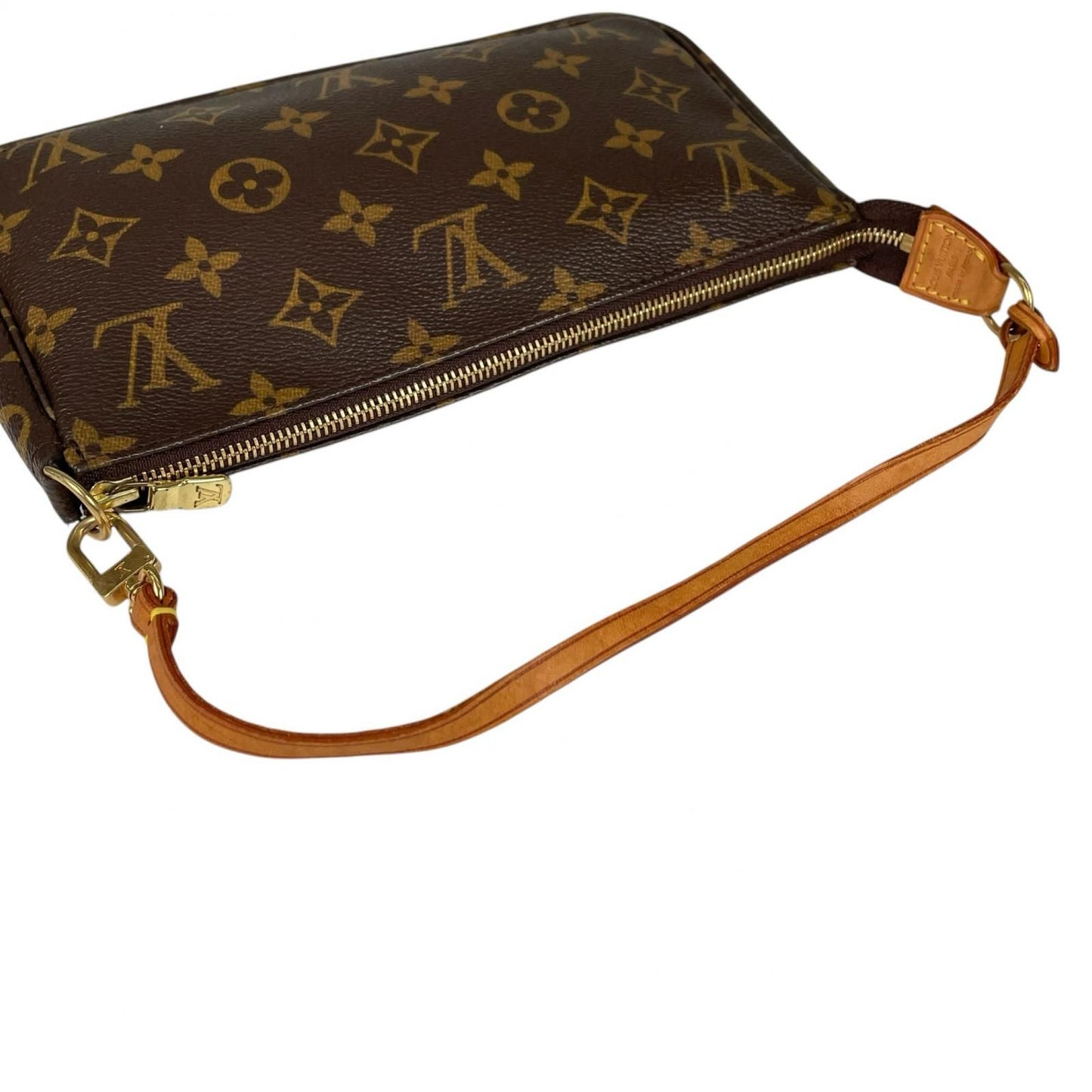 Louis Vuitton Pochette Accessoires Handbag Monogram Canvas Brown — view 5