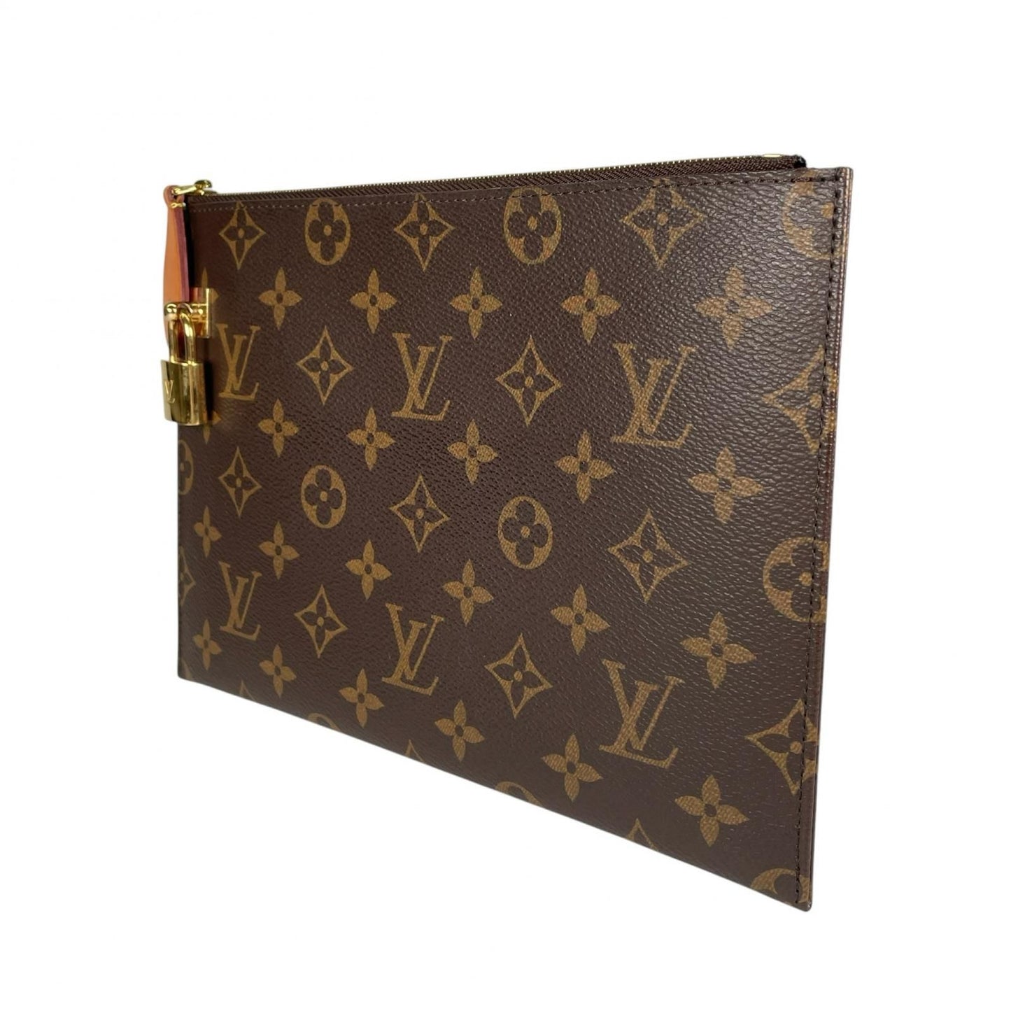 Louis Vuitton Carrousel Pouch Monogram Canvas Brown — view 2