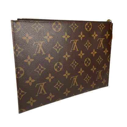 Louis Vuitton Carrousel Pouch Monogram Canvas Brown — view 3